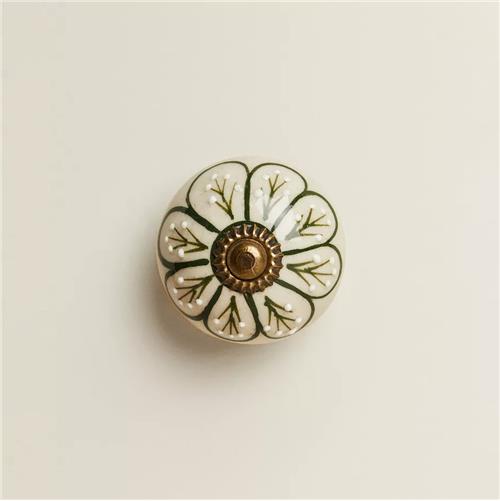 دستگیره کمد گرد گلدار 6393 برند زاراهوم