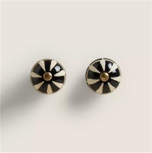 دستگیره کمد گرد خط‌دار 3345 برند زاراهوم