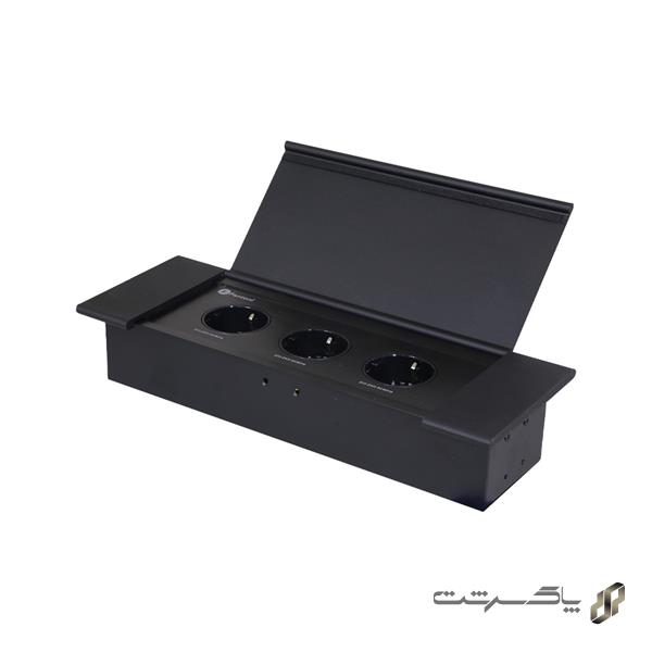 پریز برق توکار با درب فلپ فانتونی N402   