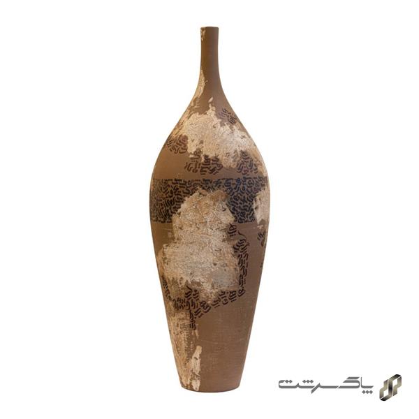 گلدان سفالی کالیگرافی مانلی MC02115