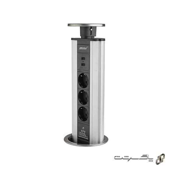 پریز برقی توکار اسانسوری ملونی 10008 