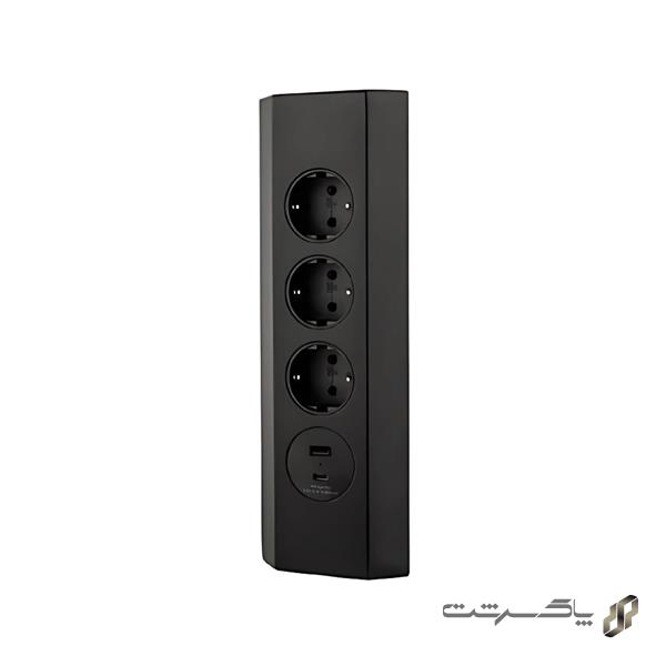 پریز برقی روکار کنج ملونی 10086