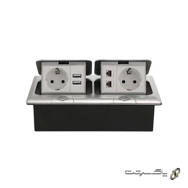 پریز برقی توکار دفنی ملونی 10116