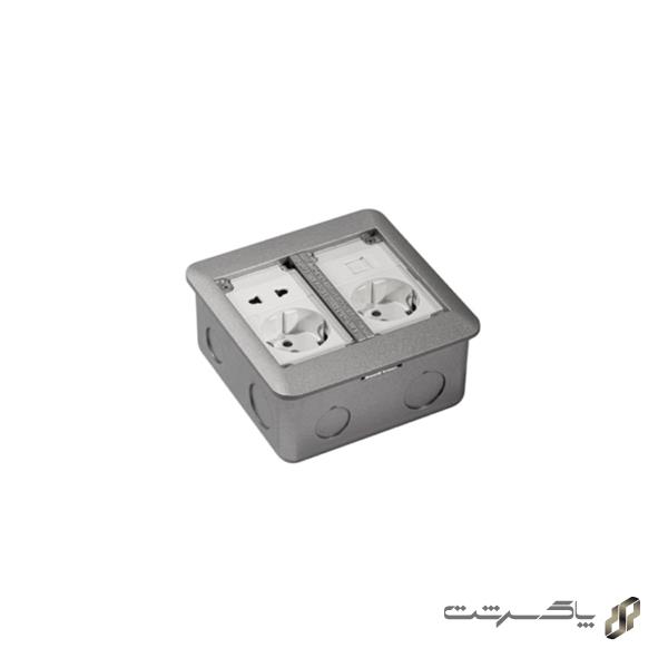 پریز برقی توکار دفنی Floor Socket ملونی 10122