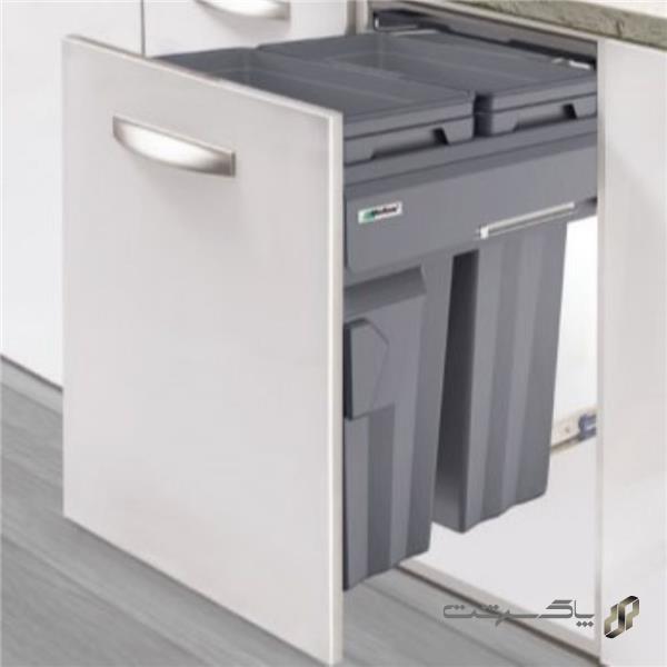 سطل دو مخزنه ریلی Max Bin ملونی 9007