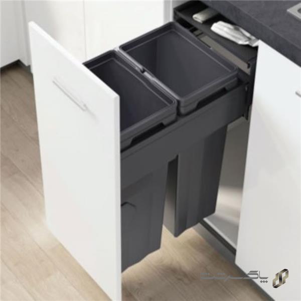 سطل دو مخزنه ریلی Max Bin ملونی 9018