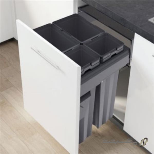 سطل چهار مخزنه ریلی Max Bin ملونی 9022