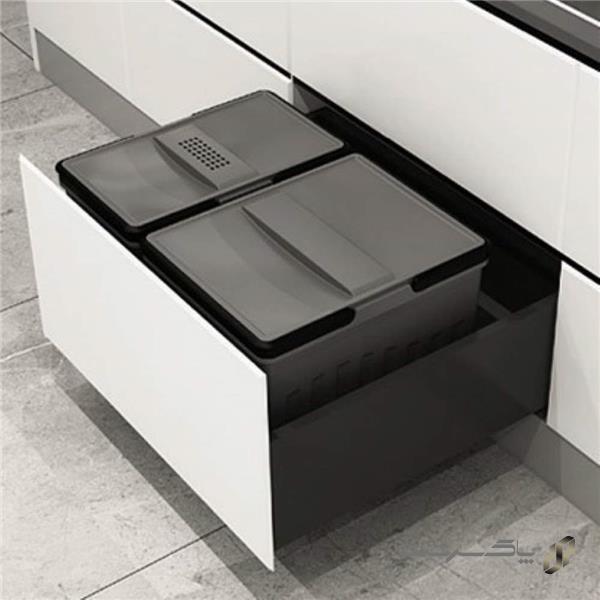 سطل دو مخزنه Easy Fit ملونی 9036