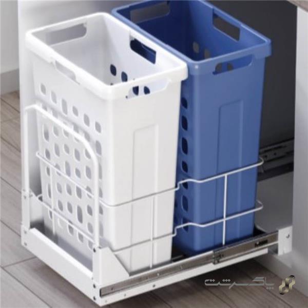 سبد دو مخزنه ملونی 9155