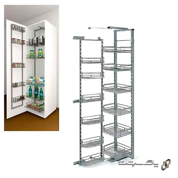 سبد سوپر یخچالی 7 طبقه مکس استیل
