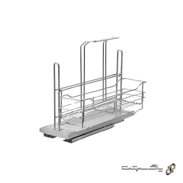 سبد مواد شوینده ریل کف یک طرفه مکس استیل