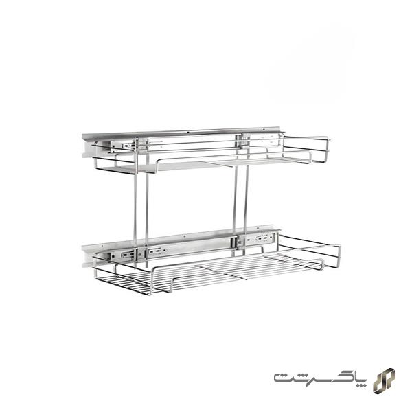 سبد مواد شوینده ریل بغل مکس استیل