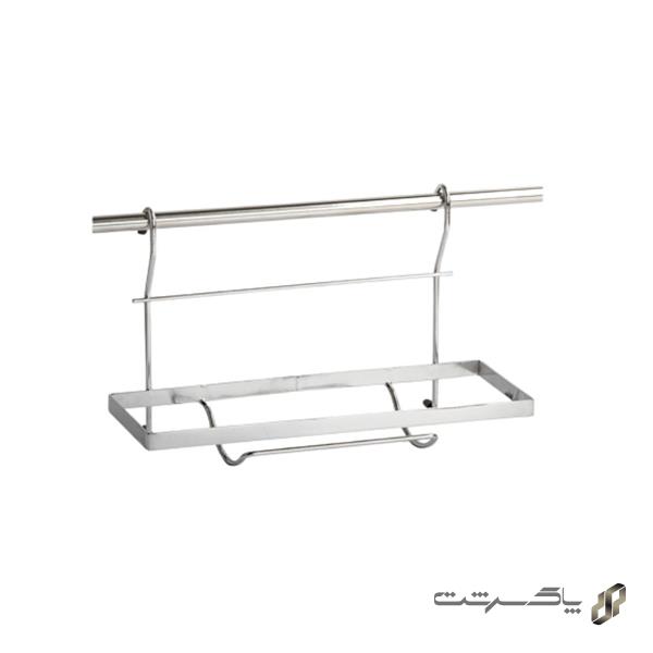 جادستمال رول یک طبقه تسمه ای آویز مکس استیل