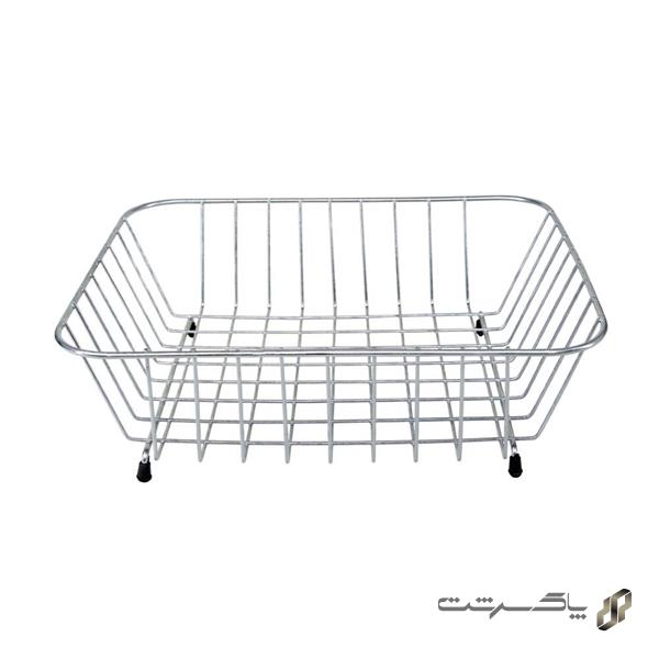 سبد میوه شور داخل سینک مکس استیل