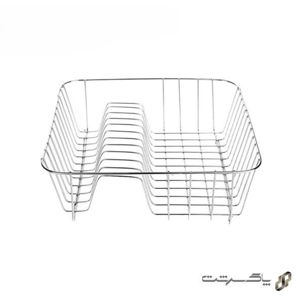 سبد بشقاب دار داخل سینک مکس استیل