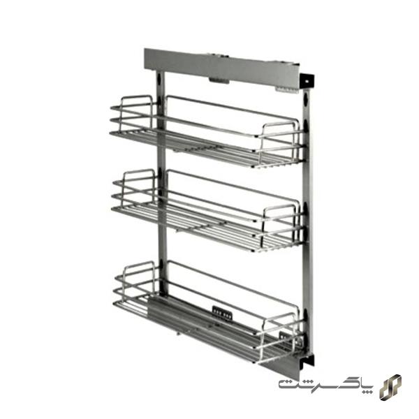 سوپری پهلو ارتفاع 110 سانتی‌متر  5 طبقه مکس استیل