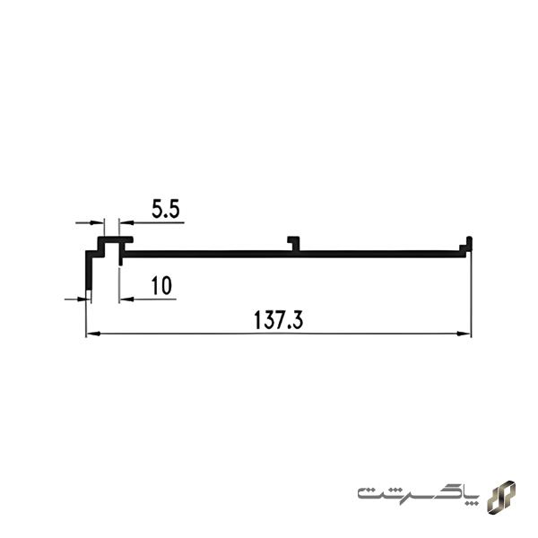 پروفیل استند عمودی شلف ترکیبی دکوراتیو فانتونی I261