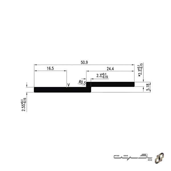 پروفیل هنگر شلف فانتونی I271