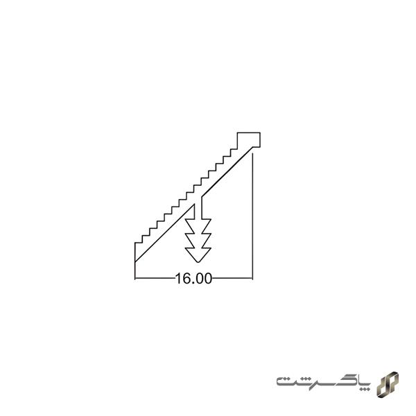 پروفیل دور درب مورب فانتونی I040