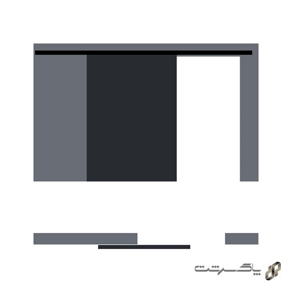 مکانیزم وال هنگ تک درب چوبی ساختمانی دستی فانتونی K103