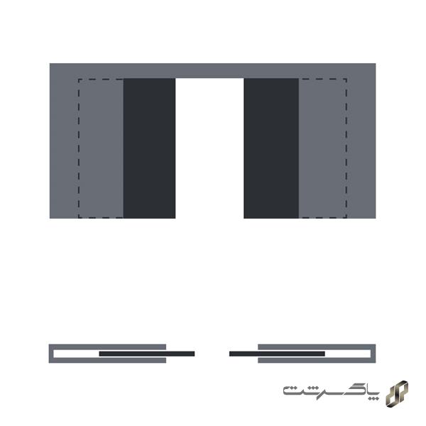 مکانیزم روف هنگ دو درب چوبی متقارن دستی سینکرونایز فانتونی K194  
