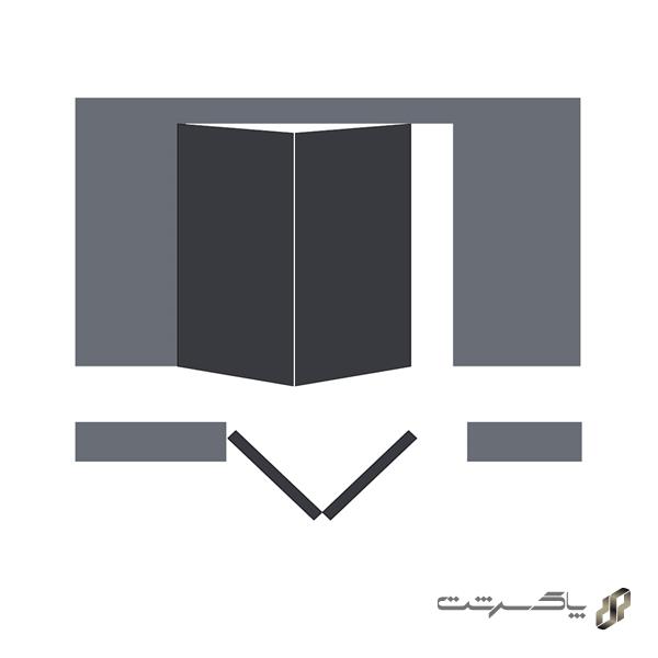 مکانیزم آکاردئونی دو درب چوبی ساختمانی بدون پروفیل کف فانتونی K602