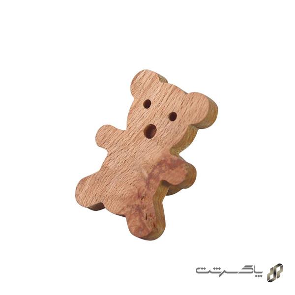 دستگیره کمد چوبی خرس ساتیدا T80 