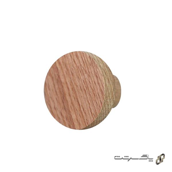 دستگیره کمد چوبی گرد ساتیدا T80