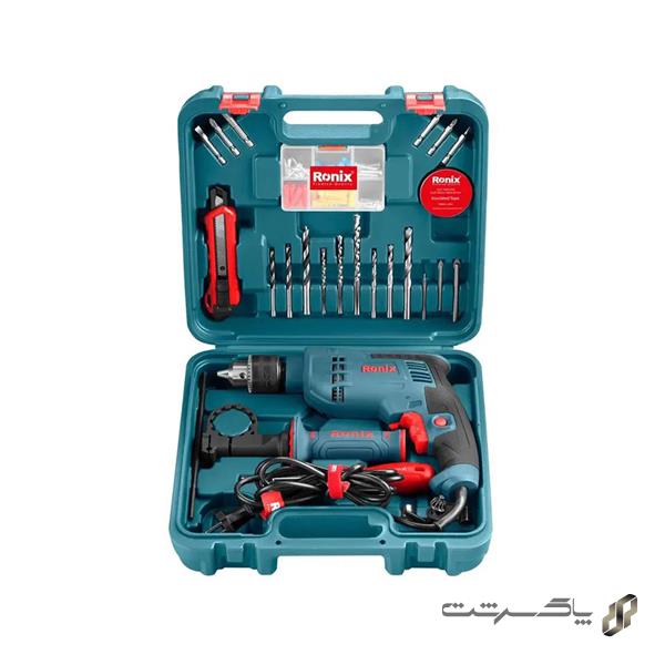 ست ترکیبی دریل برقی 33 پارچه رونیکس RS-0008