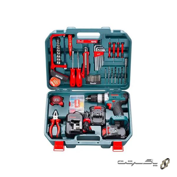 کیت دریل شارژی چکشی 53 پارچه رونیکس RS-8620