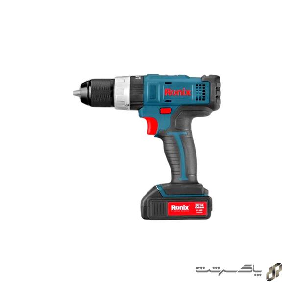 دریل پیچ‌ گوشتی چکشی شارژی رونیکس 8614