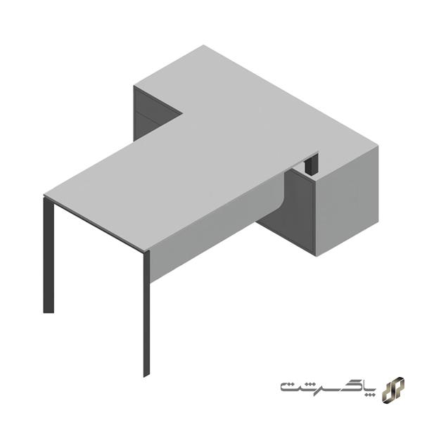 میز مدیریتی تک پایه نظری ورک2 Work2