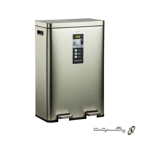 سطل دو مخزنه و دو پداله ادیسون E8248MMT20L+20L برند اکو