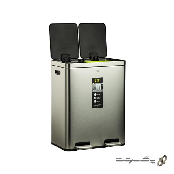 سطل دو مخزنه و دو پداله E9248MMT30+30L برند اکو