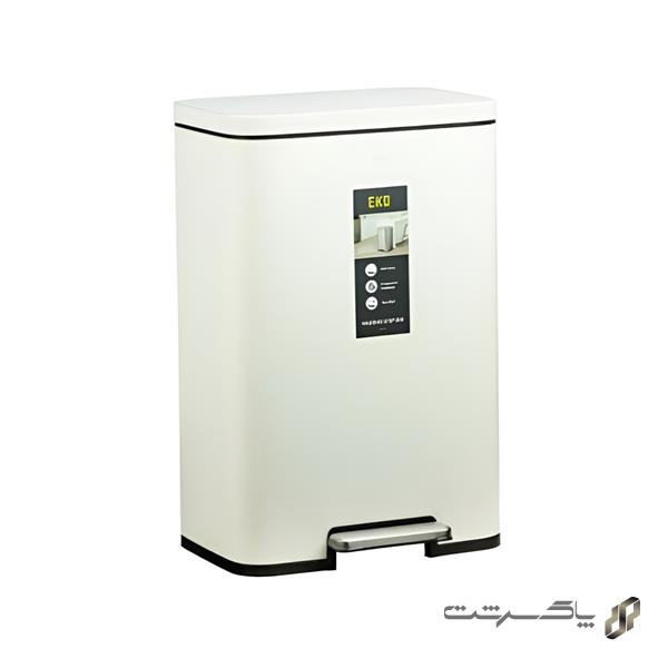 سطل مستطیلی مادیسون E9361P-WH-50L برند اکو