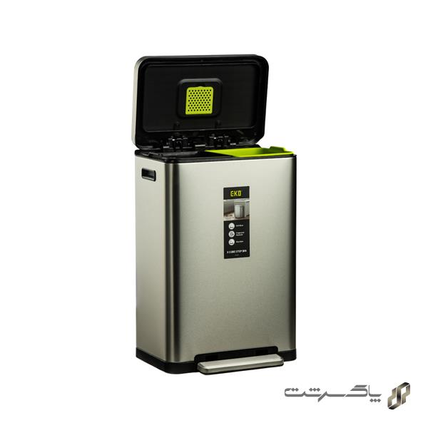 سطل دو مخزنه مستطیلی پرو E2368MMT-20L+20L برند اکو