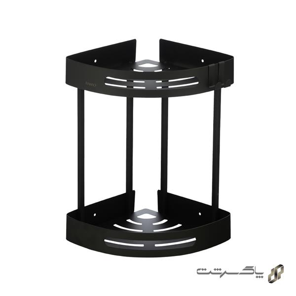 شلف کنج دیواری دو طبقه S2012/BL برند اسمارت