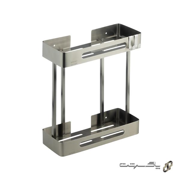 شلف دیواری دو طبقه S2022/BN برند اسمارت