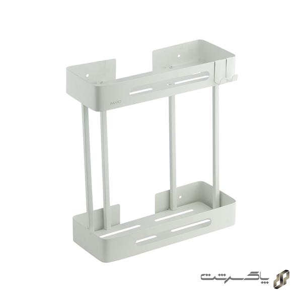شلف دیواری دو طبقه S2022/WH برند اسمارت