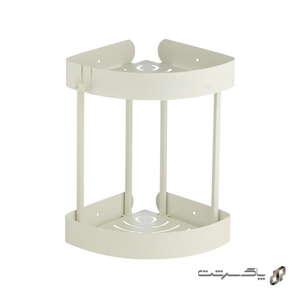 شلف کنج دیواری دو طبقه S1012/WH برند اسمارت