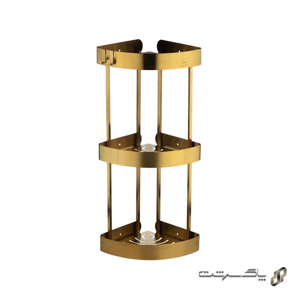 شلف کنج دیواری سه طبقه S1013/GOMatt برند اسمارت