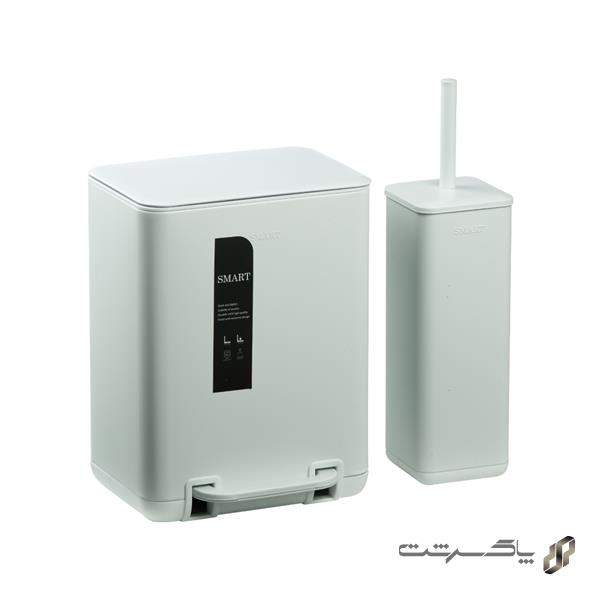 سطل و برس توالت فیونا S6976-MWT-06L برند اسمارت