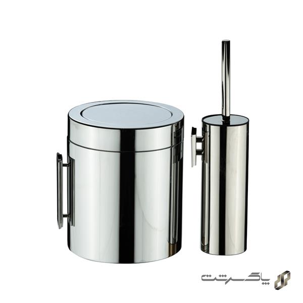 سطل و برس توالت S855W/CR برند اسمارت