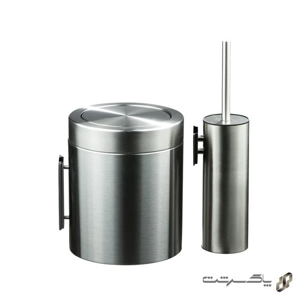 سطل و برس توالت S855W/BN برند اسمارت