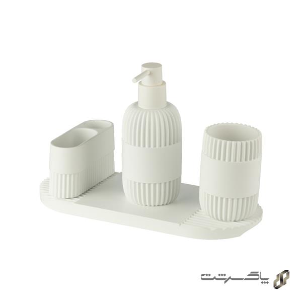 ست اکسسوری 4 تکه رزین SAD-254B/WH برند اسمارت