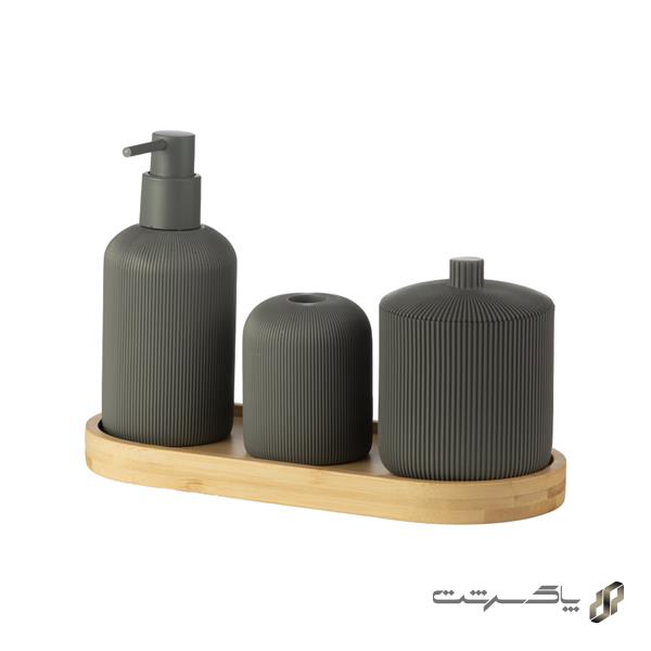ست اکسسوری 4 تکه رزین SAD-300C/Gray برند اسمارت