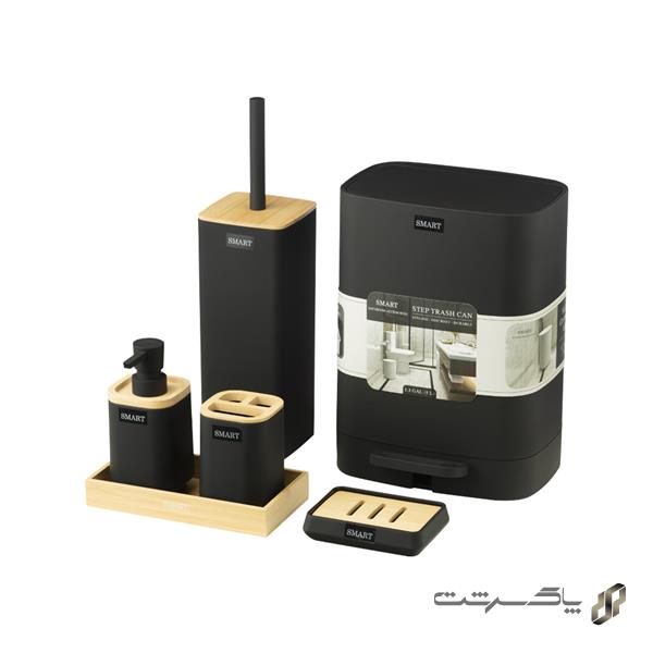 ست اکسسوری سرویس بهداشتی 6 تکه SLuna/BL برند اسمارت