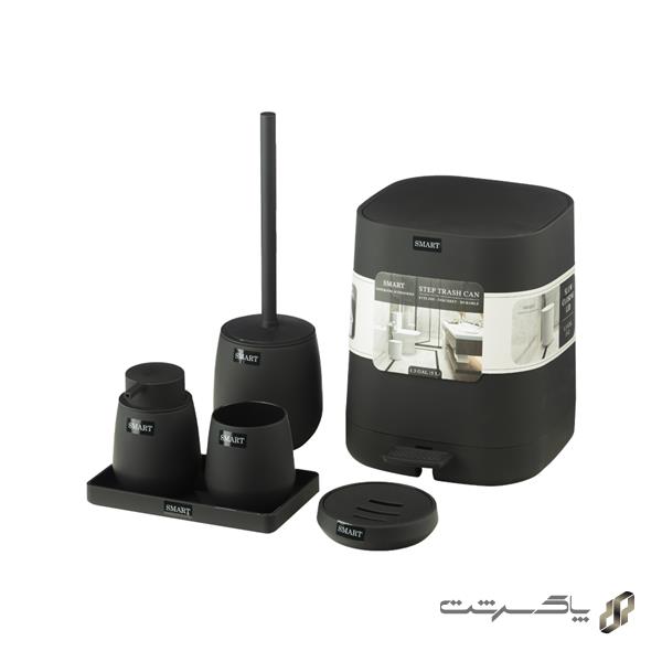 ست اکسسوری سرویس بهداشتی 6 تکه SAlvin/BL برند اسمارت