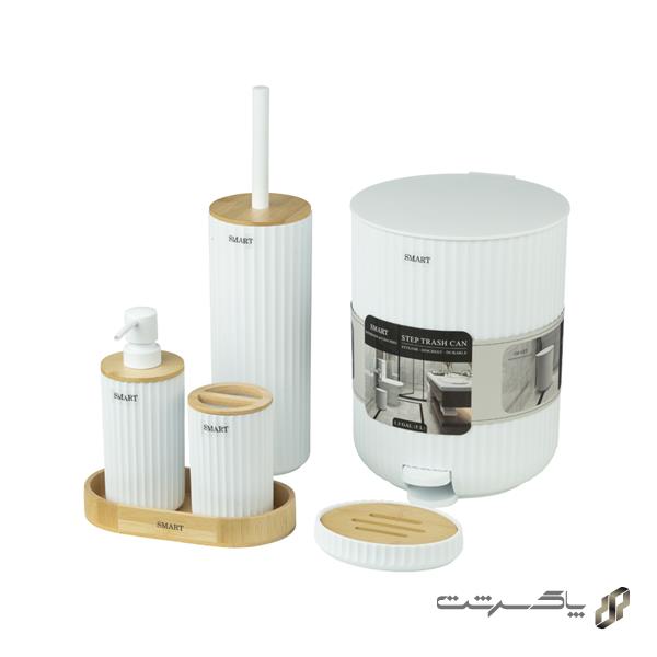 ست اکسسوری سرویس بهداشتی 6 تکه SCasper/WH برند اسمارت
