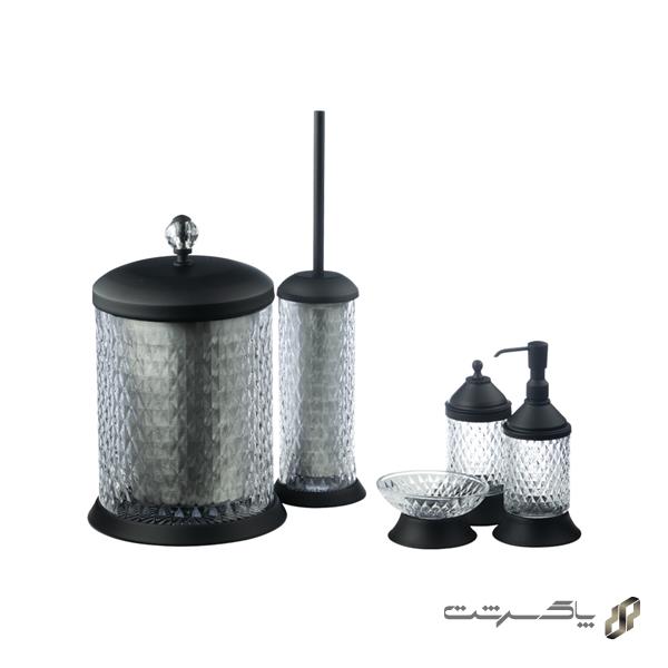 ست اکسسوری سرویس بهداشتی 5 تکه آچیلا B5060S/BL برند دفنه بانیو